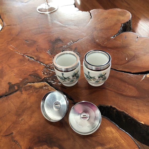 Porcelain Egg Poachers - Picture 7 of 10